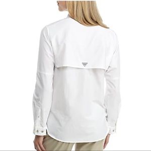 Columbia OMNI Wick White Shirt size medium
